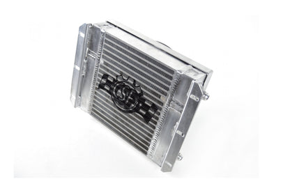CSF Cooling Racing 13.8in X 10in Dual Fluid Bar & Plate HD Oil Cooler W/9in SPAL Fan 8026