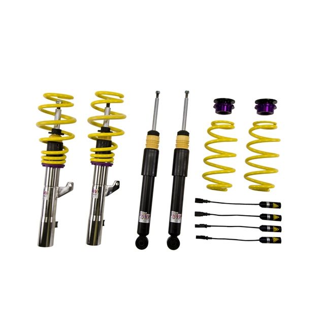 KW Suspensions 10210092 KW V1 Coilover Kit Bundle - Audi Golf VI R without DCC