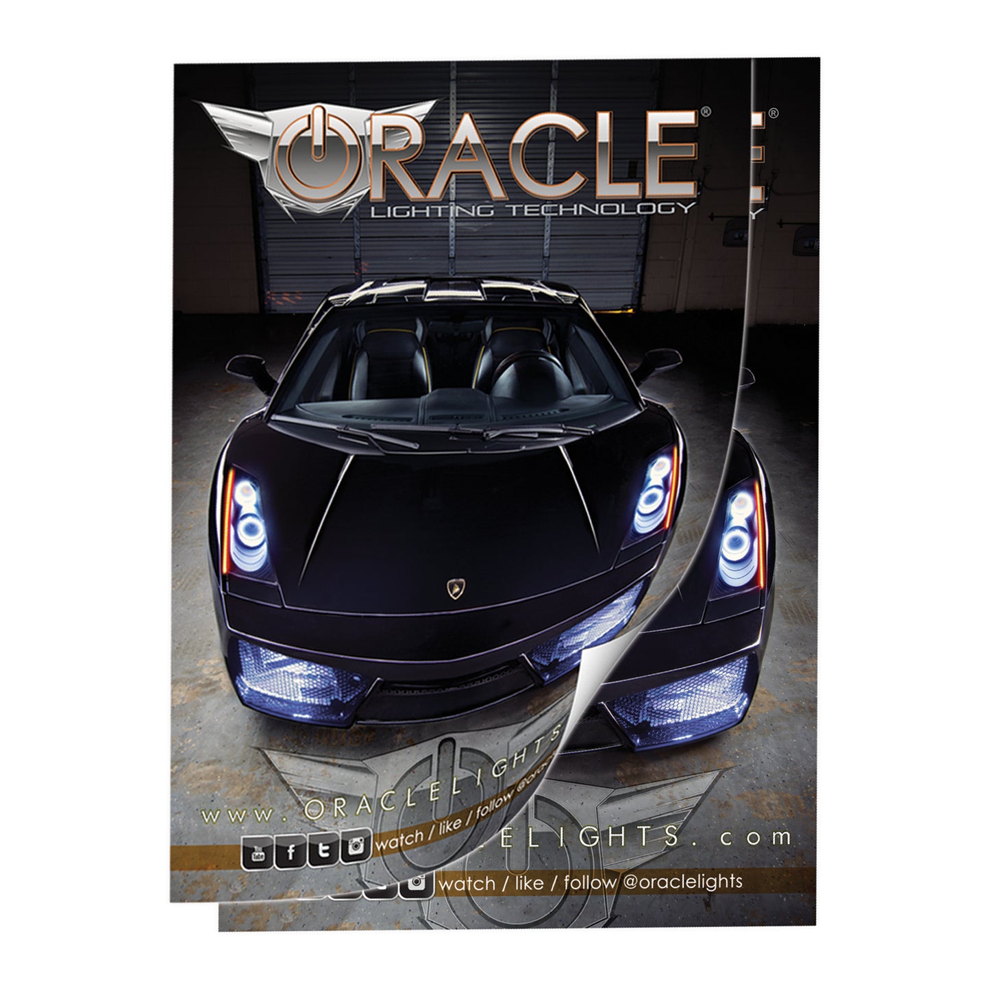 Oracle Lighting 8055-504 - ORACLE Lamborghini Poster 19in. x 27in.