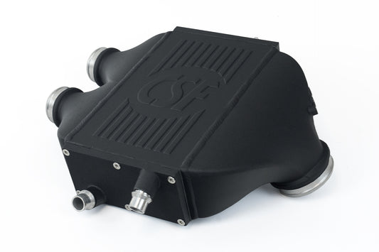 CSF Cooling Racing F8X M3 / M4 / M2 Comp Top Mount Charge-Air-Cooler - Crinkle Black Finish 8082