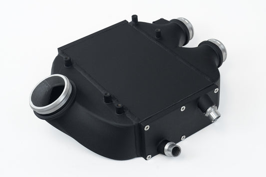 CSF Cooling Racing F8X M3 / M4 / M2 Comp Top Mount Charge-Air-Cooler - Crinkle Black Finish 8082