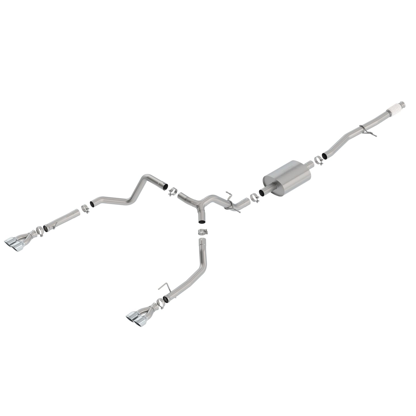 Borla Silverado/ Sierra 1500 2019-2022 Cat-Back(tm) Exhaust System S-Type 140781