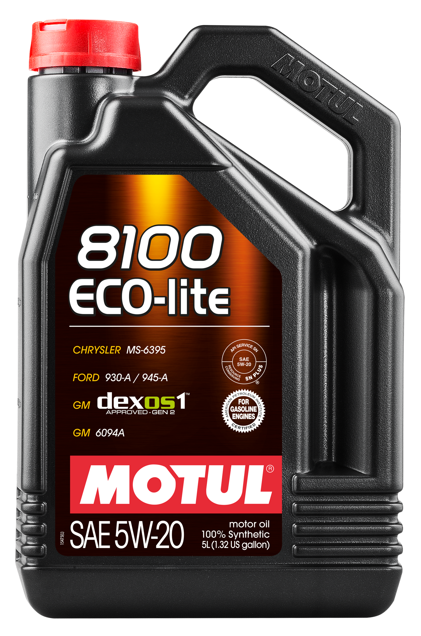 Motul 8100 ECO-LITE 5W20 - 5L - Synthetic Engine Oil 109104