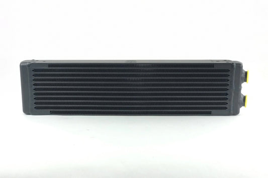 CSF Cooling Racing Universal Dual-Pass Oil Cooler / RS Porsche / M22 X 1.5 / 24L X 5.75H X 2.16W 8110