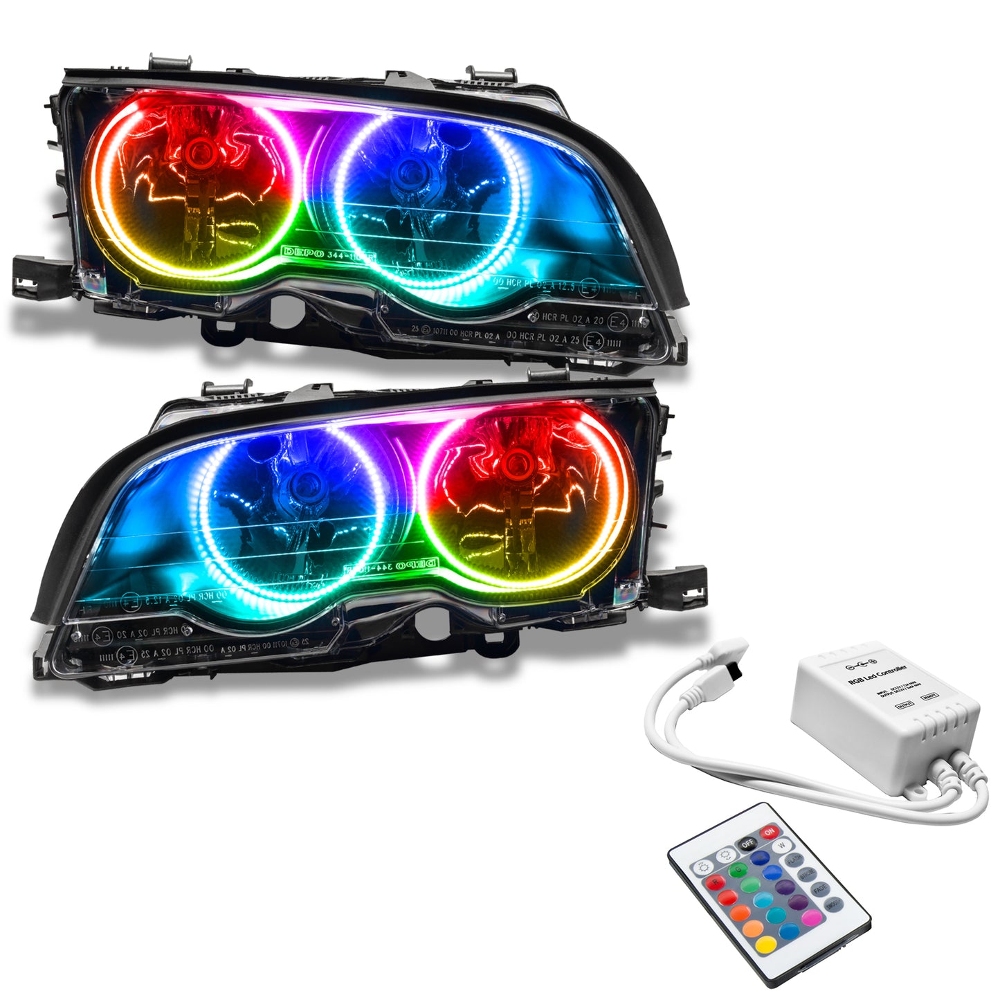 Oracle Lighting 8113-504 - 1999-2001 BMW 3 Series Coupe ColorSHIFT HL - (Halogen)