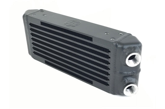 CSF Cooling Racing Universal Dual-Pass Oil Cooler - M22 X 1.5 Connections - 13L X 4.75H X 2.16W 8119