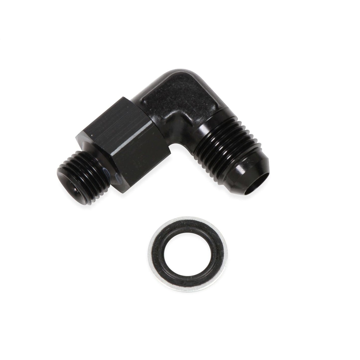 Earls Performance 90 Deg. Aluminum AN to Metric Swivel Adapter AT949092ERL