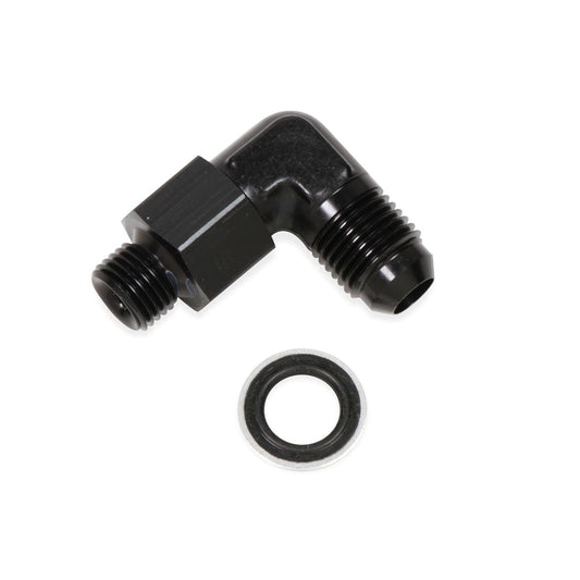 Earls Performance 90 Deg. Aluminum AN to Metric Swivel Adapter AT949092ERL
