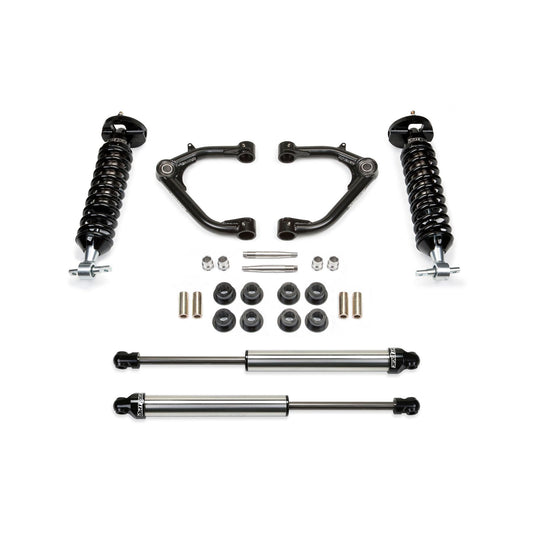 Fabtech 2" UCA KIT W/ DL 2.5 & 2.25 14-18 GM C/K1500 P/U W/ OE ALM OR STMP STL UCA K1069DL
