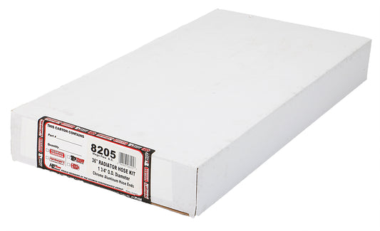 Trans-Dapt Performance 36 In. Stainless Steel Radiator Hose Kit- Chromed Aluminum Ends 8205