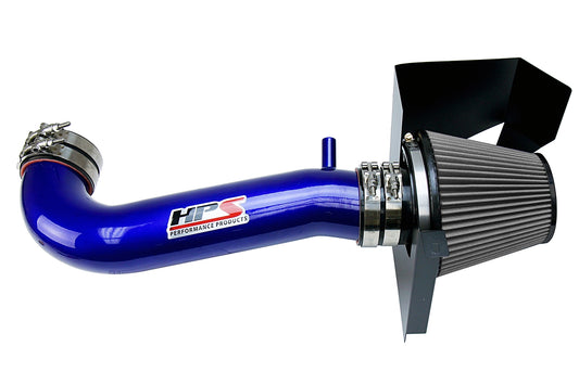 HPS Performance Dyno Proven +11 Horsepower +12.7 Torque Heat Shield High Flow Air Filter 827-600BL