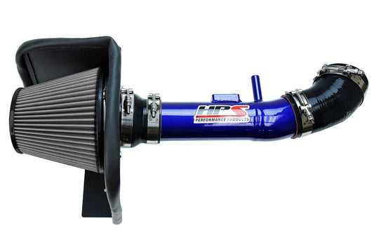HPS Performance Dyno Proven +18.3 Horsepower +17.5 Torque Heat Shield High Flow Air Filter 827-611BL