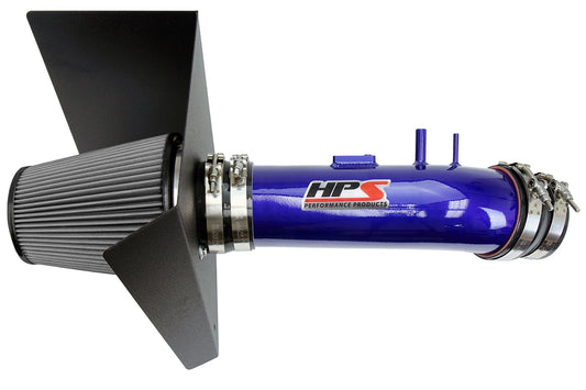 HPS Performance Dyno Proven +12.4 Horsepower +17.6 Torque Heat Shield High Flow Air Filter 827-630BL