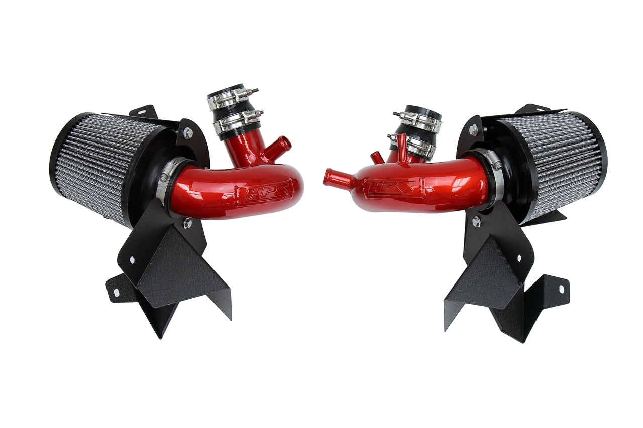 HPS Performance Add 12.1 Hp & 12.7 Lb-ft. Of Tq Improve Throttle Response High Flow Air Filter 827-703R