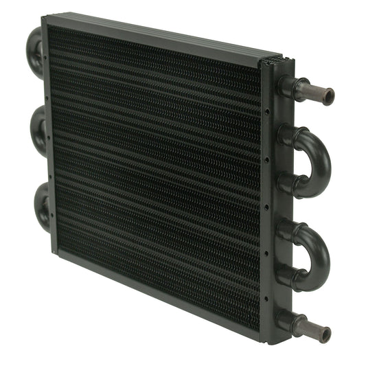 Derale 6 Pass Econo-Cool Tube & Fin Replacement Cooler, 11/32" Barb Inlets 13731