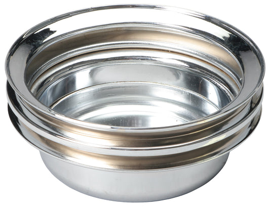 Trans-Dapt Performance Crankshaft Pulley; 2 Groove; 1965-1966 Ford 289; O.E. Water Pump- Chrome 8304