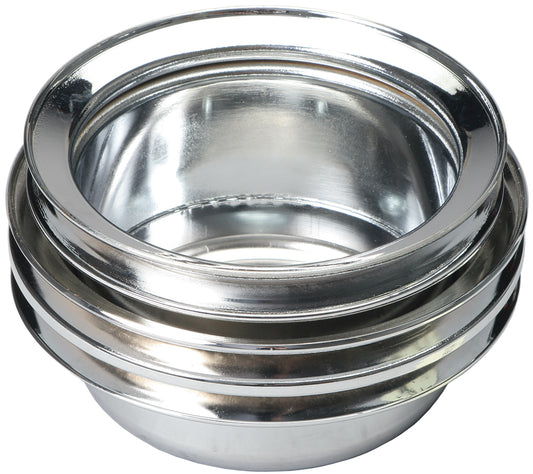 Trans-Dapt Performance Crankshaft Pulley; 3 Groove; 1965-1966 Ford 289; O.E. Water Pump- Chrome 8305