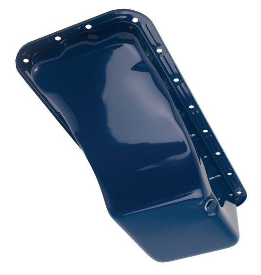 Trans-Dapt Performance 1958-76 Ford 352 360 390 406 427 428 (Not Cobrajet 428); Front Sump Oem Style Oil Pan- Ford Blue (Stock Capacity) 8349