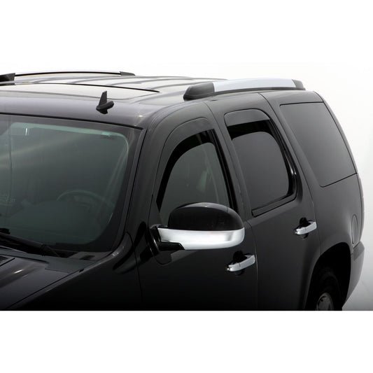 Auto Ventshade 894008 Low Profile Dark Smoke Ventvisor Side Window Deflector 4-Piece Set For 2007-2014 Chevrolet Tahoe/GMC Yukon
