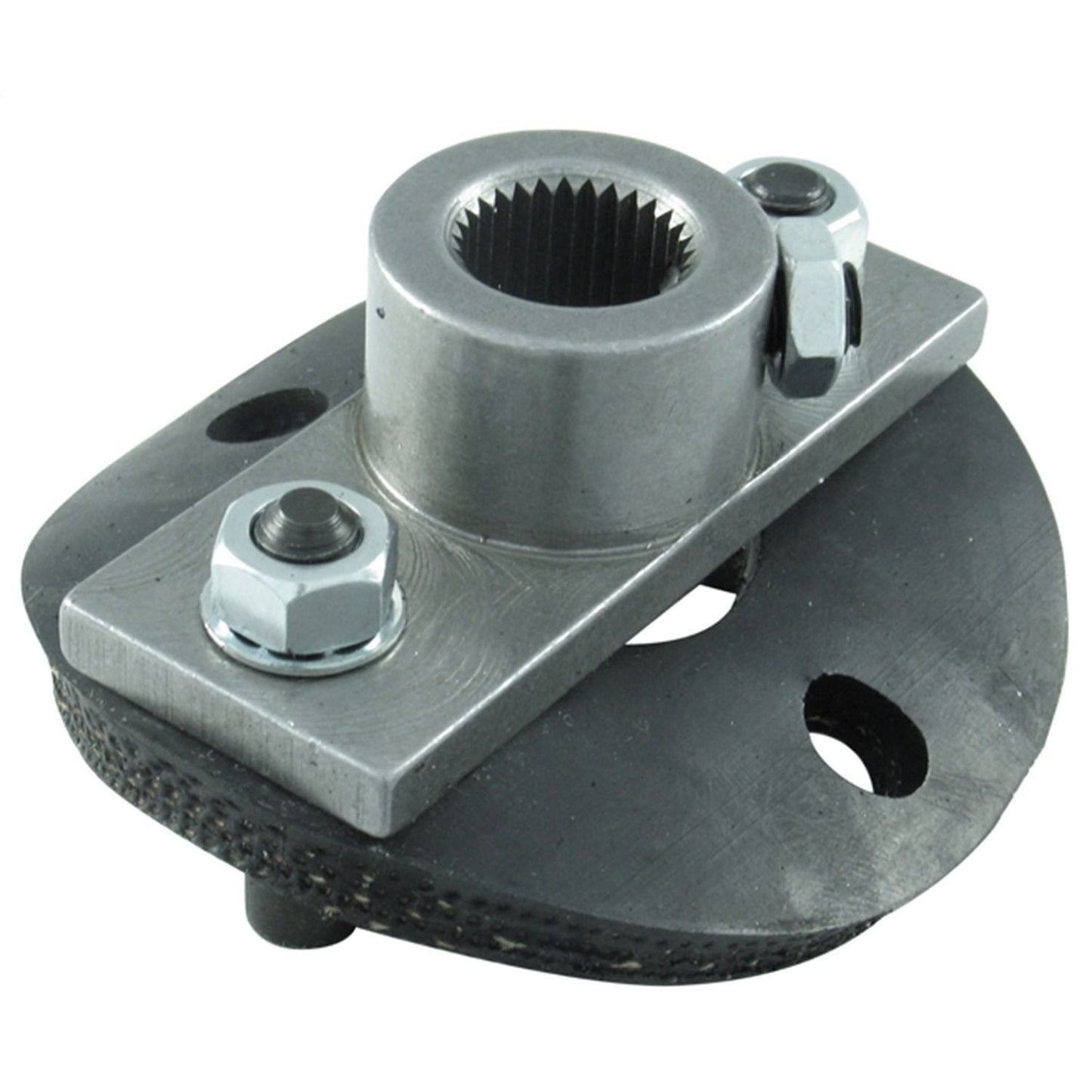 Borgeson - Steering Coupler - P/N: 990013 - OEM Style half rag joint steering coupler. Includes steering box side and rubber disc with hardware. Fits 13/16 in.-36 spline.