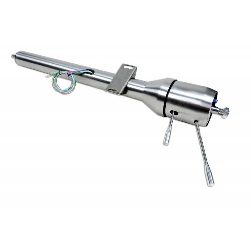 IDIDIT Retrofit 65-66 Ford Truck; Tilt Floor Shift Ford Shaft; Black Powder Coat 1170825051