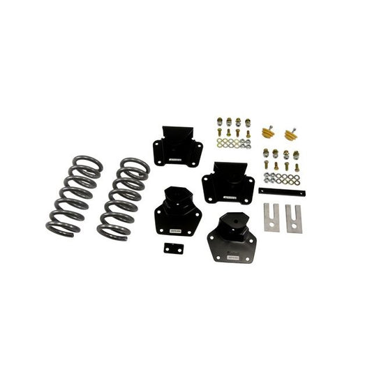 BELLTECH 808 LOWERING KITS Front And Rear Complete Kit W/O Shocks 1987-1996 Dodge Dakota (Std Cab V8) 2 in. F/4 in. R drop W/O Shocks