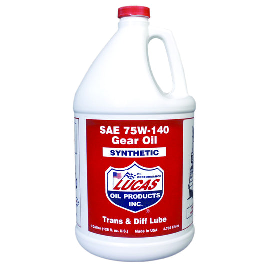 Lucas Oil Products Synthetic SAE 75W-140 Trans & Diff Lube 10122