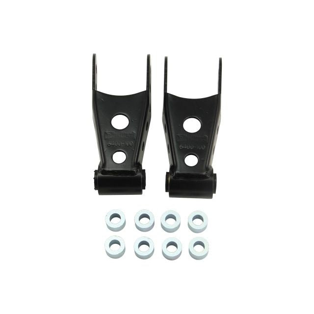 BELLTECH 6401 SHACKLE KIT 2 or 3 in. Drop Leaf Spring Shackle 2007-2018 Chevrolet Silverado/Sierra 1500 (All) 2' or 3 in. Rear Drop