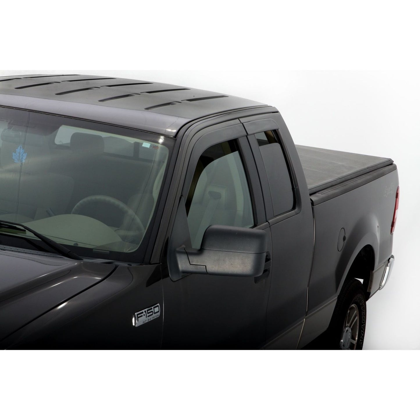 Auto Ventshade 894009 Low Profile Dark Smoke Ventvisor Side Window Deflector 4-Piece Set For 2004-2014 Ford F-150 SuperCab