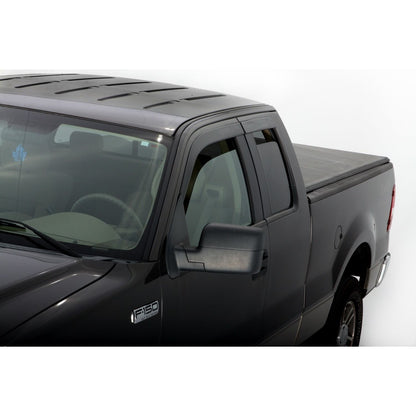 Auto Ventshade 894009 Low Profile Dark Smoke Ventvisor Side Window Deflector 4-Piece Set For 2004-2014 Ford F-150 SuperCab