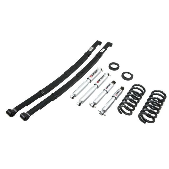 BELLTECH 793SP LOWERING KITS Front And Rear Complete Kit W/ Street Performance Shocks 1995-1999 Chevrolet Tahoe/Yukon (2DR only) 2 in. or 3 in. F/3.5 in. R drop W/ Street Performance Shocks