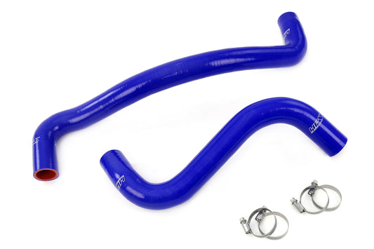 HPS Performance High Temp 3-ply Reinforced Silicone Replaces OEM Rubber Radiator Coolant Hoses 57-2044-BLUE