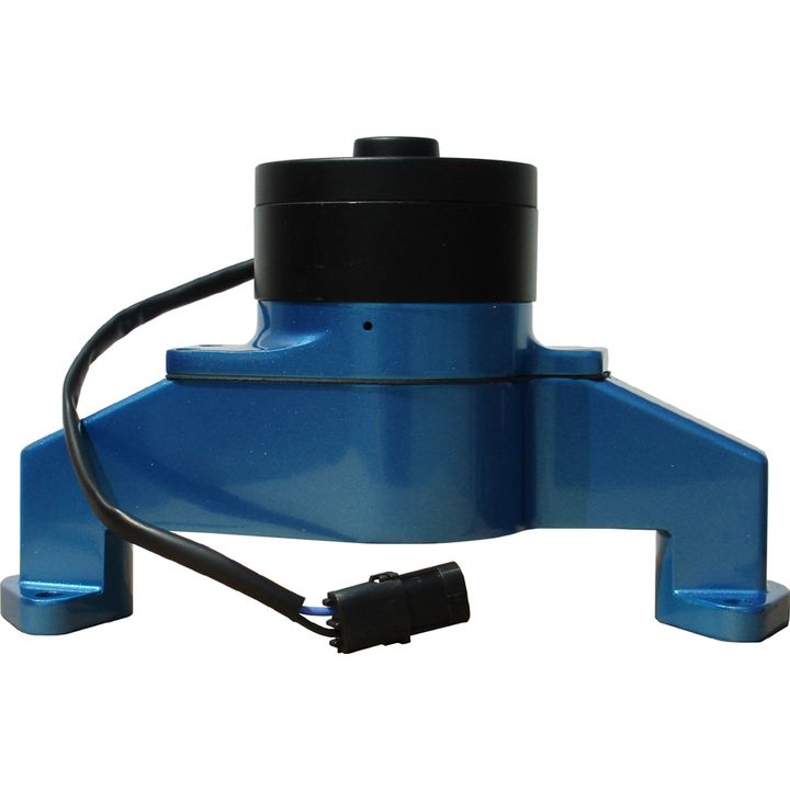 Proform Electric Engine Water Pump; Aluminum; Blue Powder Coat; Fits BB Chevy Engines 68230B