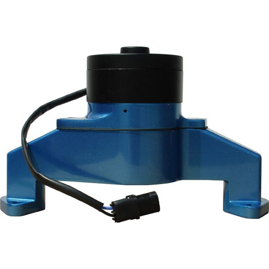 Proform Electric Engine Water Pump; Aluminum; Blue Powder Coat; Fits BB Chevy Engines 68230B