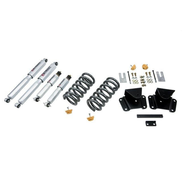 BELLTECH 803SP LOWERING KITS Front And Rear Complete Kit W/ Street Performance Shocks 1997-2004 Dodge R/T 1 in. F/2 in. R drop W/ Street Performance Shocks