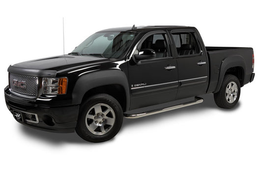 Stampede 8513-2 Black Trail Riderz Smooth Finish 4-Piece Fender Flare For 2007-2013 GMC Sierra 1500 | Fits 69.3 In. Bed