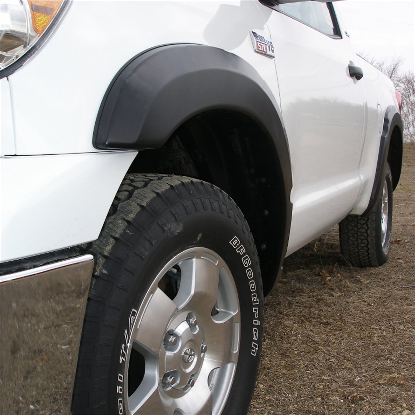 Stampede 8515-2 Black Trail Riderz Smooth Finish 4-Piece Fender Flare For 2007-2013 Toyota Tundra | Fits 66.7/78.7/97.6 In. Bed