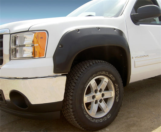 Stampede 8516-2 Black Trail Riderz Smooth Finish 4-Piece Fender Flare For 2007-2013 GMC Sierra 1500 | Fits 78.7/97.6 In. Bed