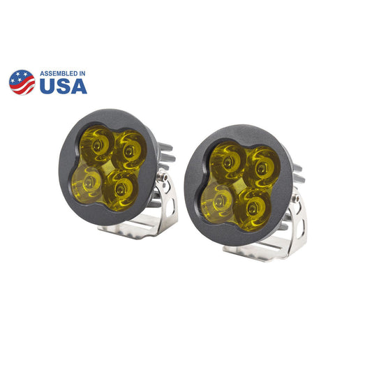 Diode Dynamics - DD6151P - Worklight SS3 Pro Yellow Spot Round (pair)