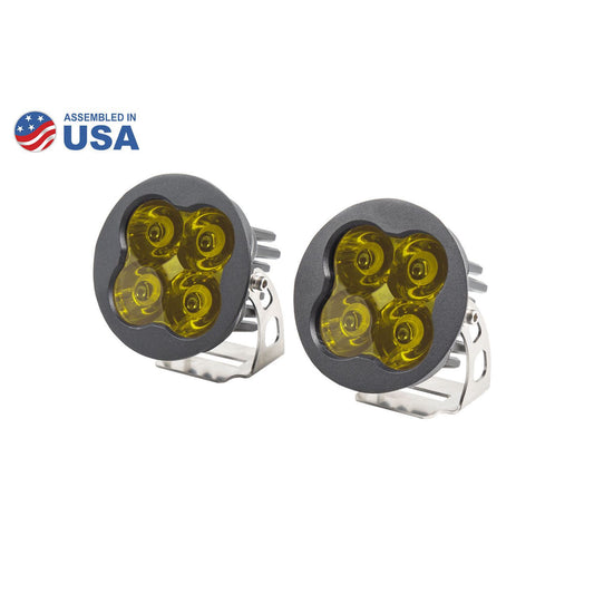 Diode Dynamics - DD6143P - Worklight SS3 Sport Yellow Spot Round (pair)