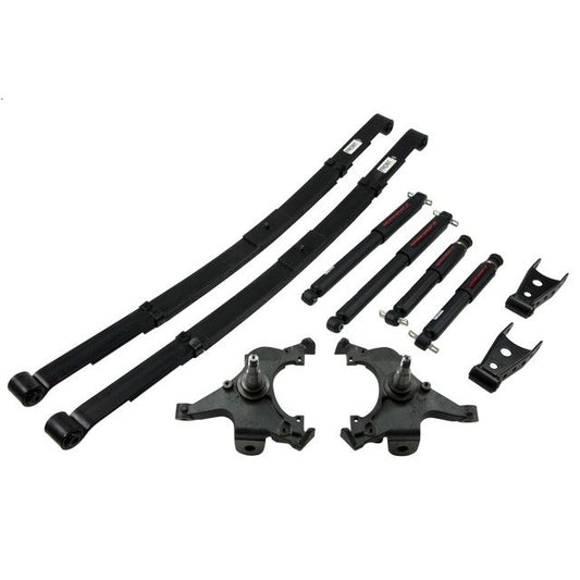 BELLTECH 782ND LOWERING KITS Front And Rear Complete Kit W/ Nitro Drop 2 Shocks 1992-1999 Chevrolet Suburban (2WD) 2 in. F/4 in. R drop W/ Nitro Drop II Shocks