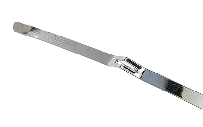 Trans-Dapt Performance Chrome Oem Replacement 21.50 In. Transmission Dipstick; Ford C4 8597