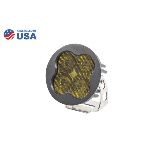 Diode Dynamics - DD6150S - Worklight SS3 Pro Yellow SAE Fog Round (single)