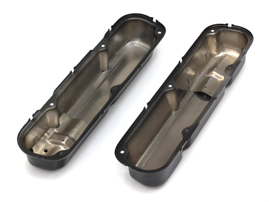Trans-Dapt Performance Sb Mopar Asphalt Black Powder Coated Valve Covers 8614