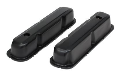 Trans-Dapt Performance Sb Mopar Asphalt Black Powder Coated Valve Covers 8614