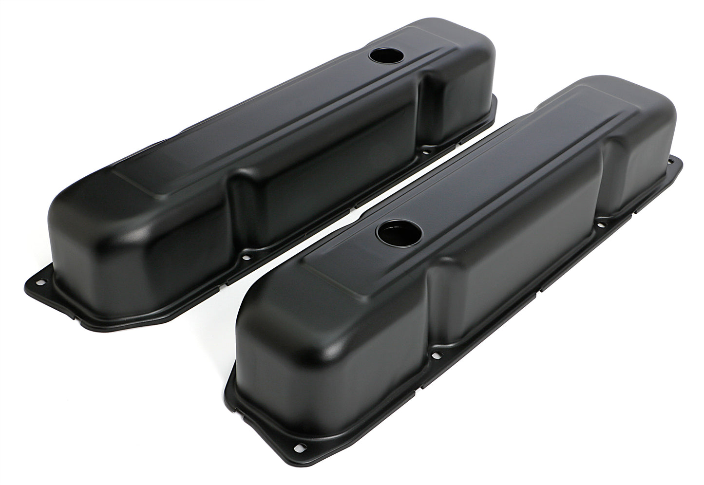 Trans-Dapt Performance Bb Mopar Asphalt Black Powder Coated Valve Covers 8618