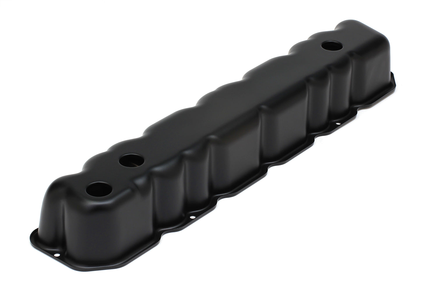 Trans-Dapt Performance Jeep/Amc 6Cyl Asphalt Black Powder Coated Valve Covers 8619