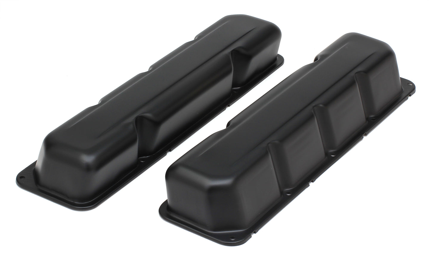 Trans-Dapt Performance Amc 304-401 Asphalt Black Powder Coated Valve Covers 8620