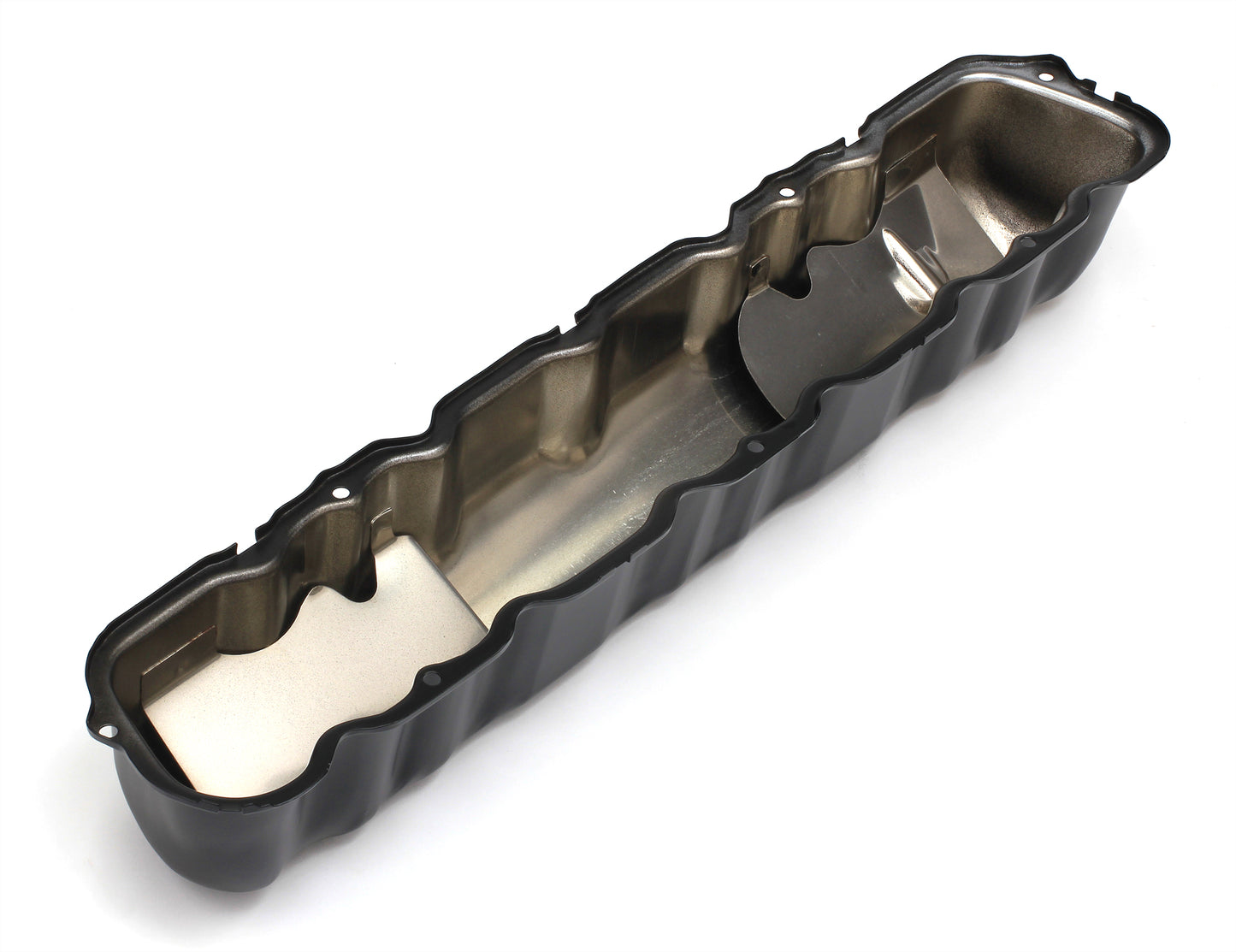 Trans-Dapt Performance Ford 6Cyl 144-250 Asphalt Black Powder Coated Valve Cover 8621