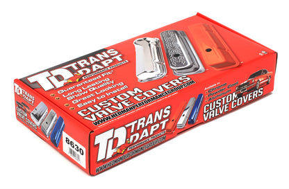 Trans-Dapt Performance Ford 3.8L V6 Asphalt Black Powder Coated Valve Covers 8630